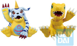Ichibansho - Digimon - Agumon & Gabumon (Clash of Light and Darkness) Figure