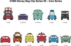 Monogram - CARS - 3D Blind Bag Clip Series 60 