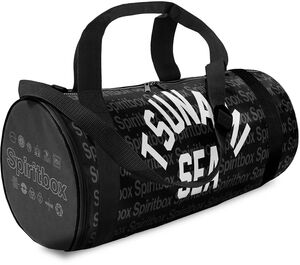 Rocksax - Spiribox - Tsunami Sea Logo - Duffle Bag with Double Handles (Black)