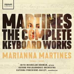 Martines: The Complete Keyboard Works , Idith Meshulam Korman