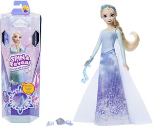 Mattel - Disney Frozen Spin & Reveal, Elsa Wave 2 (One Random Frozen Spin & Reveal per Transaction)