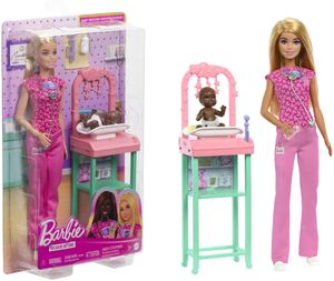 Mattel - Barbie Baby Doctor, Blonde 