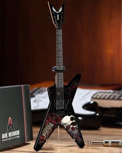 Axe Heaven Dimebag Pantera Dean Far Beyond Bootleg Graphic ML Mini Guitar Replica Collectible DD-009