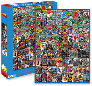 SPIDERMAN COVERS 1000PC PUZZLE