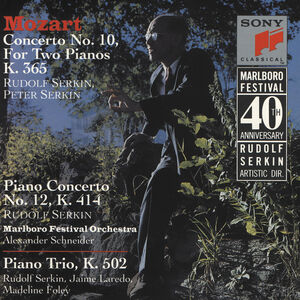 Concerto 10 for 2 Pianos / Piano Trio, K. 502 , Rudolf Serkin