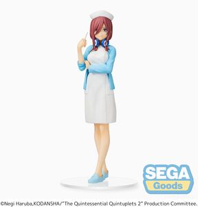 SEGA - Quintessential Quintuplets 2 - Miku Nakano - Nurse Version SPM Statue 