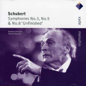 Schubert: Sym Nos 3 / 5 & 8 , Yehudi Menuhin