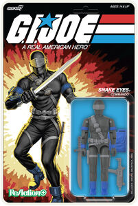 G.I. JOE REACTION+ WAVE 01 - SNAKE EYES (COMIC)