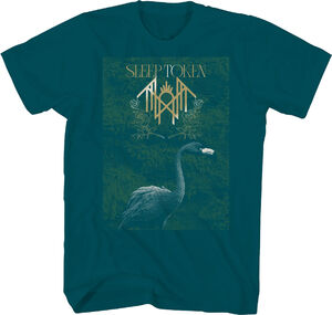 Sleep Token - Album Cover with Gold Ink T-Shirt - Large Teal TS0104SLTA3 