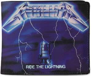 Rocksax - Metallica - Ride the Lightning - Wallet with Coin Pocket (Black)