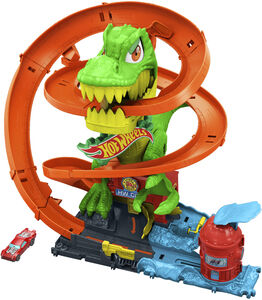 Mattel - Hot Wheels City T-Rex Blaze Battle Playset