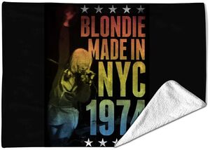 Rocksax - Blondie - Made In NYC - Sherpa Fleece Blanket (60 in x 80 in)