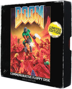 Doom - Floppy Disk LTD ED Imitation Gold Replica