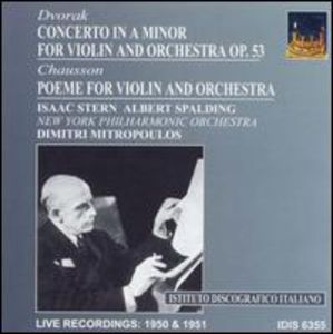 Violin Concerto Op 53 / Poeme Op 25 , Dimitri Mitropoulos