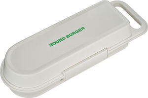 Audio Technica AT-SBC1-WH Sound Burger Hard Storage Case (White) 