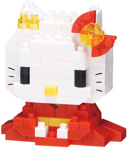 Nanoblock - Sanrio - Character Collection - Hello Kitty (Kimono) Building Kit