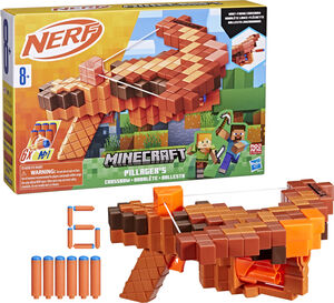 Hasbro Collectibles - Nerf: Minecraft - Pillager's Crossbow Dart Blaster