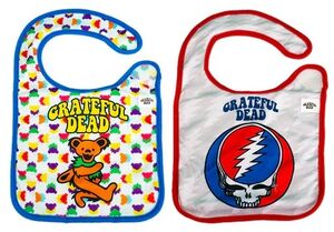 Daphyl's - Grateful Dead - Soft Bibs 2-Pack DAPGDB2PK