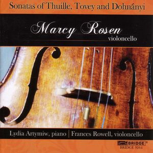 Marcy Rosen Plays Cello Sonatas