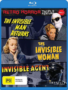 The Invisible Man Returns /  The Invisible Woman /  Invisible Agent (Retro Horror Triple Feature, Volume 3) [Import]