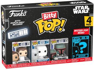 FUNKO Bitty POP!: Star Wars: The Empire Strikes Back S2 - Leia 4-Pack 