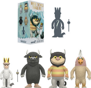 Super7 - Where the Wild Things Are - Reaction Blind Box Wv1 - 12pc Flat , Maurice Sendak