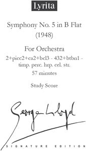 Lloyd: Symphony No. 5 - Study Score