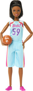 BARBIE CAREER MADE TO MOVE SPORTS DOLL BASKETBALL