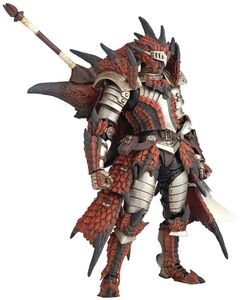 Kaiyodo - Monster Hunter - Revoltech Amazing Yamaguchi - Swordsman Rathalos Series Action Figure 