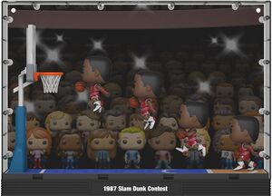 Funko POP! Moments Deluxe: Bulls - Michael Jordan, '87 Dunk Contest