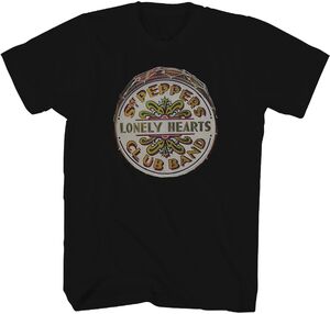 Beatles - Sgt. Pepper's Drum T-Shirt - XL Black 2061206606
