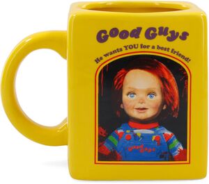 Child's Play - 20oz Sculpted Ceramic Mug - Chucky Good Guys 