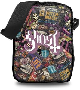 Rocksax - Ghost - Magazines - Crossbody Bag with Stash Pockets (Black)