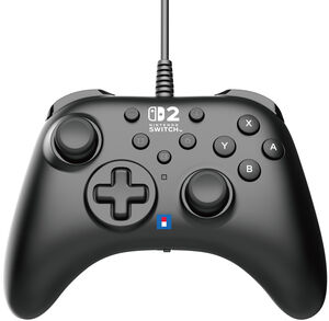 Switch 2 Accessory: Wired Controller - HORI - Pad - Black: Officially Licensed by Nintendo