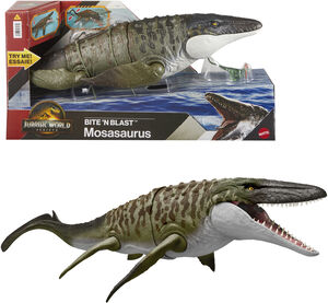 Mattel - Jurassic World: Rebirth Bite 'N Blast Mosasaurus