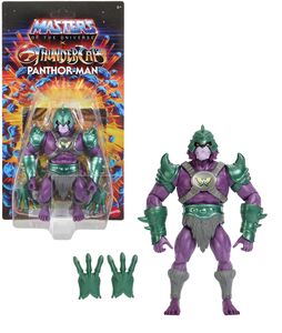 Mattel Collectible - Masters of the Universe x ThunderCats Panthor-Man Action Figure (He-Man, MOTU)