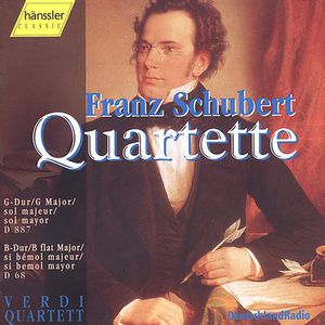 String Quartet D 68 in B FLT Major: D 887 G Major , Verdi Quartet