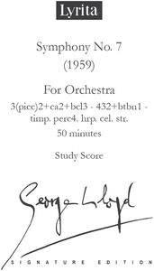 Lloyd: Symphony No. 7 - Study Score