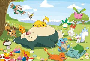 Ensky - Pokemon - Poka-Poka Leisurely Time Puzzle 108-L762 