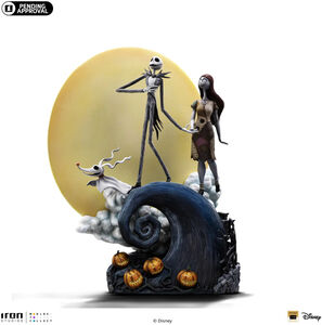 Iron Studios - Deluxe Art Scale 1/10 - Nightmare Before Christmas - Jack and Sally