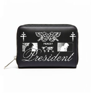Rocksax - President - King of Terrors - Bi-Fold Zipped Wallet/ Purse (Black)