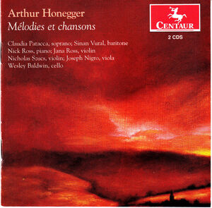 Melodies Et Chansons , A. Honegger