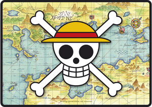 ONE PIECE - GAMING MOUSEPAD - SKULL WITH MAP