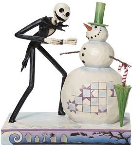 Enesco - Nbx - Disney Traditions - Jack Discovers Snowman Figure