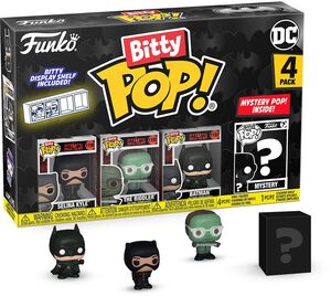 FUNKO Bitty POP!: DC Batman - Catwoman 4-Pack, 85th Anniversary