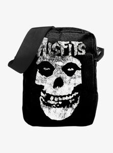 Rocksax - Misfits - Glow Fiend Logo - Crossbody Bag with Stash Pockets (Black)