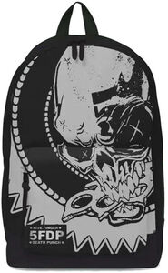 Rocksax - Five Finger Death Punch - Knuckle Logo - Classic Backpack with Laptop Pocket (Black)