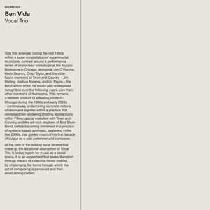 Vocal Trio , Ben Vida