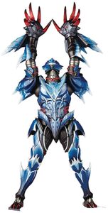 Kaiyodo - Monster Hunter - Revoltech Amazing Yamaguchi - Lunagaro Armor Hunter Action Figure