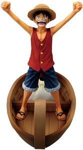 Ichibansho - One Piece - Revible Moment - Monkey D. Luffy I'm Going to Become the King of the Pirates! (Memories of Adventure and the Shipping Route the Future) Figure